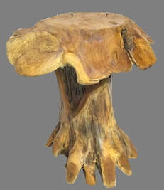 driftwood mushroom stool