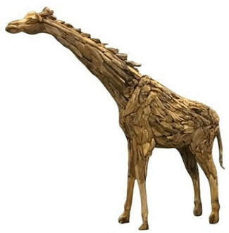 driftwood giraffe medium size