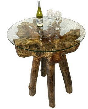 small driftwood table